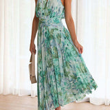 Aloysia - Virágmintás Maxi Ruha