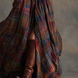 Zoé - Maxi kockás ingruha