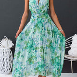 Aloysia - Virágmintás Maxi Ruha