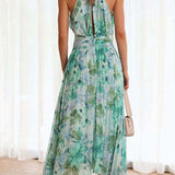 Aloysia - Virágmintás Maxi Ruha