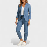 Emília - Elegáns szett kabáttal és nadrággal