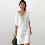 Angéla - Női pamut és len ruha