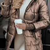 Kalina - Elegáns Téli Kabát Kapucnival