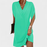 Bernadett - Elegáns ruha nyitott ujjal